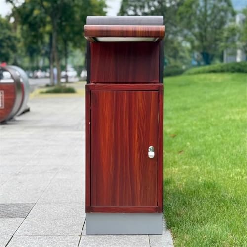 XPSHP25112 Garten Terrasse Park Veranda Outdoor Scenic Spot Imitation Holzmaserung Mülleimer Kommerzielle öffentliche Bereiche Metall XPSHP25112 Garten Terrasse Park Veranda Outdoor Scenic Spot Imitation Holzmaserung Mülleimer Kommerzielle öffentliche Bereiche Metall von XPSHP25112