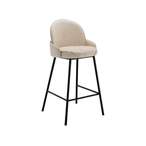 XPSHP25112 Hoher Küchensitz Barhocker Restaurant-Hochhocker Home-Barhocker Leichte Luxus-Hochhocker Insel-Thekenstühle(Weiß) von XPSHP25112