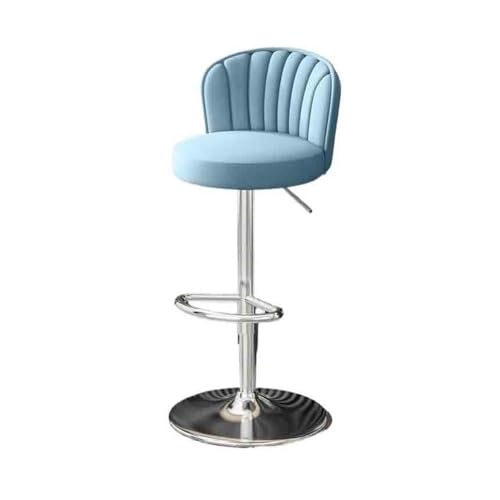 XPSHP25112 Hoher Küchensitz Hoher Hocker, drehbar, Lift, kommerzieller Barhocker vorne, Barstuhl, Haushaltshochstuhl, runde(Blue) von XPSHP25112