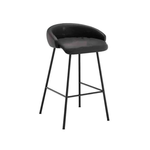 XPSHP25112 Hoher Küchensitz Inselstuhl Moderner einfacher Hochhocker Skandinavischer Barhocker Haushaltshochstuhl Barinselhocker(Schwarz) von XPSHP25112