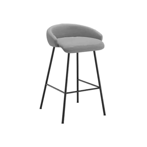 XPSHP25112 Hoher Küchensitz Inselstuhl Moderner einfacher Hochhocker Skandinavischer Barhocker Haushaltshochstuhl Barinselhocker(Weiß) von XPSHP25112