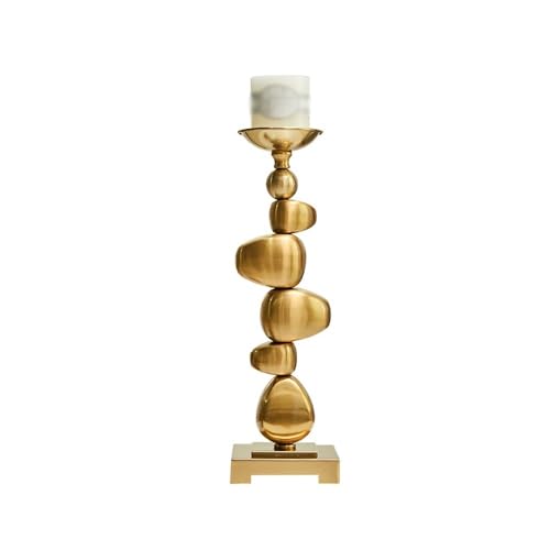 XPSHP25112 Kerzenhalterteller Retro Aromatherapie Kerzenhalter Moderne Licht Luxus Dekorative Ornamente Legierung Leuchter für Raumdekoration(Groß) von XPSHP25112