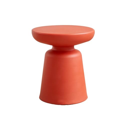 XPSHP25112 Rustikaler Beistelltisch Kleiner runder Sofa-Beistelltisch, bunter Ecktisch, Mini-Aufbewahrungstisch, Wohnzimmer, Balkon, Schlafzimmer für die Inneneinrichtung(Red) von XPSHP25112