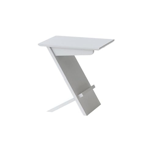 XPSHP25112 Rustikaler Beistelltisch Moderne Holz Sofa Seite Tisch Schiefen Turm Nachttisch Lagerung Rack Nacht Balkon für die Inneneinrichtung(Weiß) von XPSHP25112