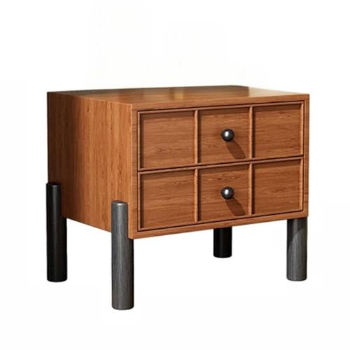XPSHP25112 Schubladenkommode Vintage Farbblock Design Nachttisch Schlafzimmer mit Schubladen Sofa Beistelltisch Niedriger Schrank von XPSHP25112