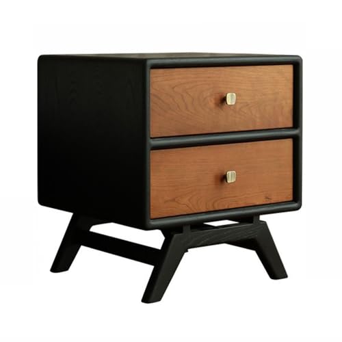 XPSHP25112 Schubladenkommode Vintage Kontrastfarbe Holz Nachttisch Einfache Schlafzimmer Aufbewahrungsschrank mit Schubladen von XPSHP25112