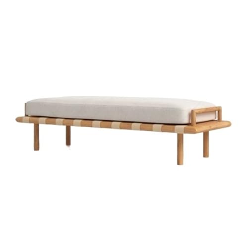XPSHP25112 Schuhbank mit Sitz Nordic Massivholz Schlafzimmer Hocker Bett Ende Hocker Eingang Wohnzimmer Sofa Hocker Designer Homestay Lange Bank Schuhaufbewahrungsbank(XXL) von XPSHP25112