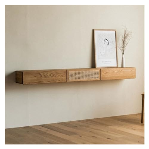 XPSHP25112 TV-Ständer Schwebender TV-Ständer mit 2 Schubladen, wandmontiertes Entertainment-Center mit Ablagefläche, Medienkonsole, Tischständer for Wohnzimmer und Schlafzimmer Wohnzimmermöbel von XPSHP25112