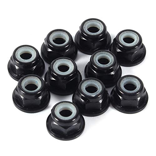 10 Stück Nyloneinsatz Selbstsichernde Muttern Schwarz M3 Robustes Aluminium Sechskant Selbstsichernde Muttern Für RC Drone Quadcopter Motor Prop Adapter FPV Teile 10 Stück Nyloneinsatz Selbstsichernde Muttern Schwarz M3 Robustes Aluminium Sechskant Selbstsichernde Muttern Für RC Drone Quadcopter Motor Prop Adapter FPV Teile von XPSSJMU