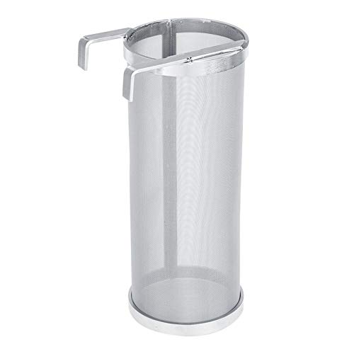 Hopfentrichter-Spinnensieb-Korbfilter-Edelstahl-Brauen-Bier-Hopfenmaschenfilter-Sieb Mit Haken Für Hausbier-Braukessel(10 * 25.5cm) von XPSSJMU