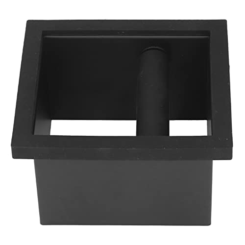 XPSSJMU Coffee Knock Box Edelstahl Bodenlos Eingebetteter Flat Mouth Grounds Entsorgungsbehälter für Home Kitchen Coffee Shop von XPSSJMU