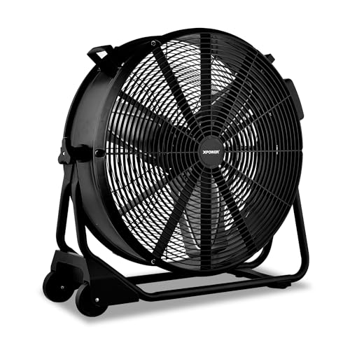 XPower FD-630D Variable Speed Enclosed Brushless DC Motor High Velocity 24” Drum Fan XPower FD-630D Variable Speed Enclosed Brushless DC Motor High Velocity 24” Drum Fan von XPower