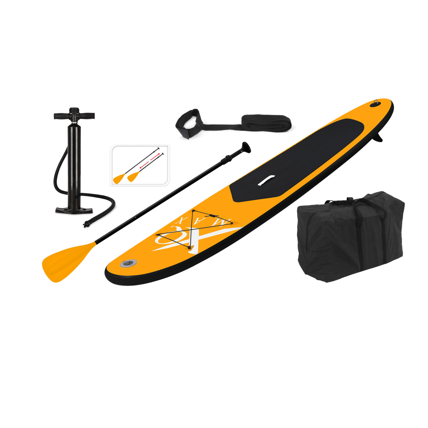 XQ Max 285 SUP Board Stand Up Paddelbrett Orange von XQMax