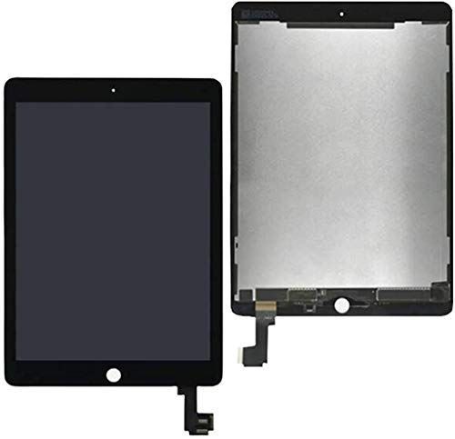 LCD Display Assembly Ersatzteile Touchscreen Digitizer für iPad Pro 9,7 Zoll A1673 A1674 mit gehärtetem Glas Displayschutzfolie mit Werkzeug (schwarz) von XQ