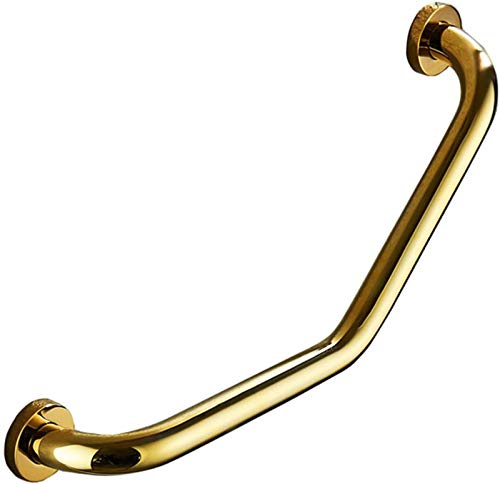 XQHD Grab Rail Bathtub Shower Hochwertiges Messing, rutschfest Haltegriff Badewanne Handtuchhalter Safety Handles Toilettenarmlehne Wannengriff Für Ältere Kinder Schwangere,Gold von XQHD