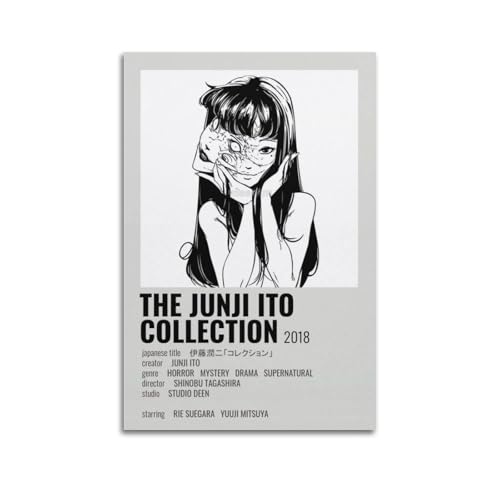 XQHMEP Junji Ito Poster, Wandkunst, Vintage-Poster, dekoratives Gemälde für Schlafzimmer, Wohnzimmer, ästhetisches, elegantes Poster, 50 x 75 cm, ungerahmter Stil XQHMEP Junji Ito Poster, Wandkunst, Vintage-Poster, dekoratives Gemälde für Schlafzimmer, Wohnzimmer, ästhetisches, elegantes Poster, 50 x 75 cm, ungerahmter Stil von XQHMEP