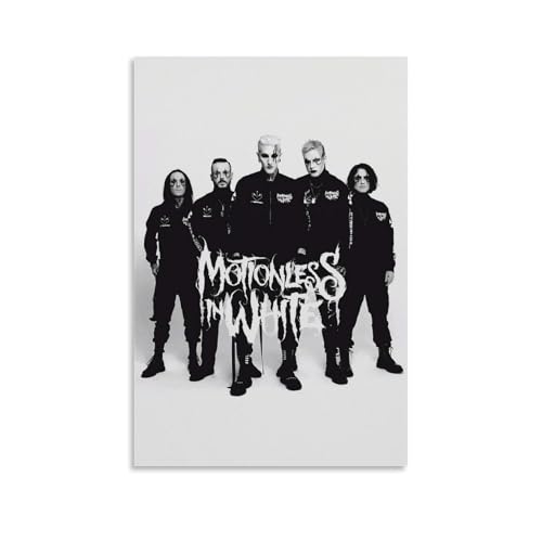 XQHMEP Motionless Poster in Whit Heavy Metal Band Poster Leinwand Wandkunst für Zuhause, Wohnzimmer, Schlafzimmer, Dekor, Gemälde, 30 x 45 cm, ungerahmter Stil XQHMEP Motionless Poster in Whit Heavy Metal Band Poster Leinwand Wandkunst für Zuhause, Wohnzimmer, Schlafzimmer, Dekor, Gemälde, 30 x 45 cm, ungerahmter Stil von XQHMEP
