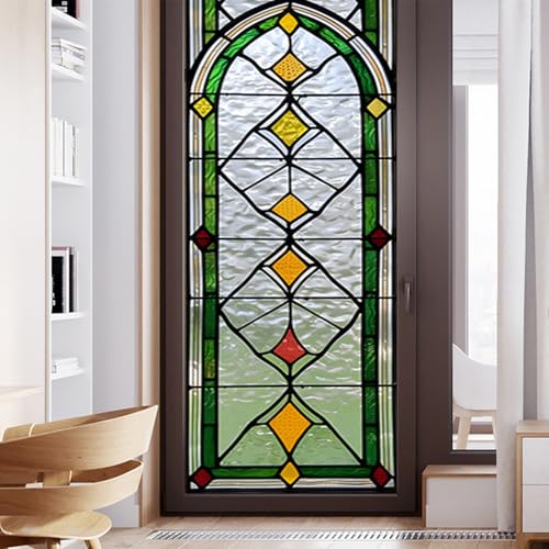 XQKXHZ Europäische Kirche Statische Fensterfolie Bunt Selbstklebend Vinyl Fensterfolie Badezimmer Sichtschutz Privatsphäre Dekorative Glas Aufkleber für Kinderzimmer Schlafzimmer,G,50x80cm XQKXHZ Europäische Kirche Statische Fensterfolie Bunt Selbstklebend Vinyl Fensterfolie Badezimmer Sichtschutz Privatsphäre Dekorative Glas Aufkleber für Kinderzimmer Schlafzimmer,G,50x80cm von XQKXHZ