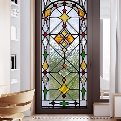XQKXHZ Europäische Kirche Statische Fensterfolie Bunt Selbstklebend Vinyl Fensterfolie Badezimmer Sichtschutz Privatsphäre Dekorative Glas Aufkleber für Kinderzimmer Schlafzimmer,H,70x150cm XQKXHZ Europäische Kirche Statische Fensterfolie Bunt Selbstklebend Vinyl Fensterfolie Badezimmer Sichtschutz Privatsphäre Dekorative Glas Aufkleber für Kinderzimmer Schlafzimmer,H,70x150cm von XQKXHZ