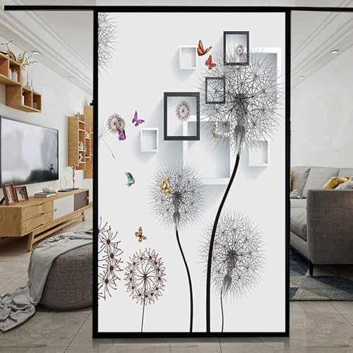 XQKXHZ Fensterfolie Badezimmer Blickdicht Muster Blumen Selbstklebend Premium Fensterfolie Verdunklung Sichtschutz Statische UV-Schutz Milchglasfolie für Kinderzimmer Schlafzimmer,B2,50x120cm XQKXHZ Fensterfolie Badezimmer Blickdicht Muster Blumen Selbstklebend Premium Fensterfolie Verdunklung Sichtschutz Statische UV-Schutz Milchglasfolie für Kinderzimmer Schlafzimmer,B2,50x120cm von XQKXHZ