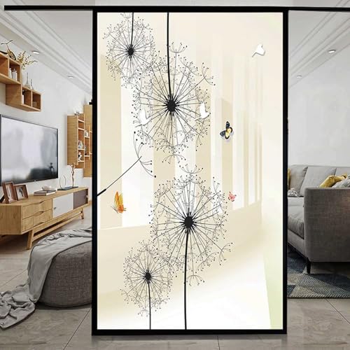 XQKXHZ Fensterfolie Badezimmer Blickdicht Muster Blumen Selbstklebend Premium Fensterfolie Verdunklung Sichtschutz Statische UV-Schutz Milchglasfolie für Kinderzimmer Schlafzimmer,C1,60x120cm XQKXHZ Fensterfolie Badezimmer Blickdicht Muster Blumen Selbstklebend Premium Fensterfolie Verdunklung Sichtschutz Statische UV-Schutz Milchglasfolie für Kinderzimmer Schlafzimmer,C1,60x120cm von XQKXHZ