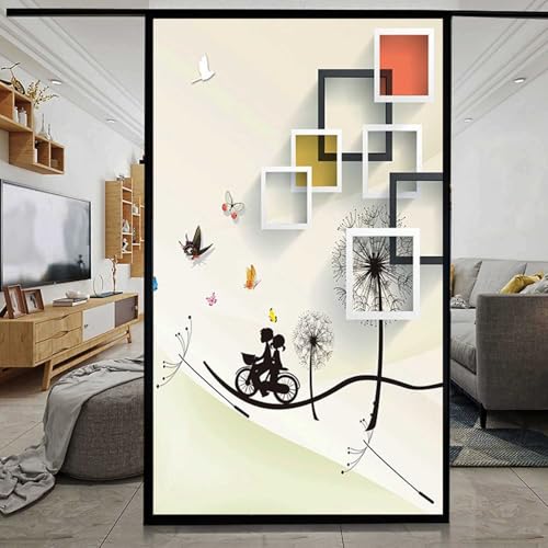 XQKXHZ Fensterfolie Badezimmer Blickdicht Muster Blumen Selbstklebend Premium Fensterfolie Verdunklung Sichtschutz Statische UV-Schutz Milchglasfolie für Kinderzimmer Schlafzimmer,C2,30x90cm XQKXHZ Fensterfolie Badezimmer Blickdicht Muster Blumen Selbstklebend Premium Fensterfolie Verdunklung Sichtschutz Statische UV-Schutz Milchglasfolie für Kinderzimmer Schlafzimmer,C2,30x90cm von XQKXHZ