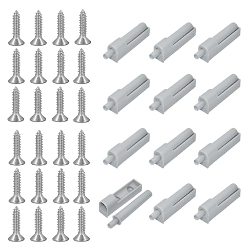 XQMMGO 12 Stück Schranktür Dämpfer, Türdämpfer Gegen Knallende Türen, mit 24 Schrauben, Dämpfer Für Schranktüren, Softclose Schublade, Türdämpfer Schrank, Scharniere Für Schranktüren XQMMGO 12 Stück Schranktür Dämpfer, Türdämpfer Gegen Knallende Türen, mit 24 Schrauben, Dämpfer Für Schranktüren, Softclose Schublade, Türdämpfer Schrank, Scharniere Für Schranktüren von XQMMGO