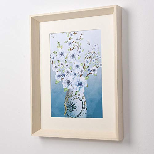 XQSSB Bilderrahmen Fotorahmen Modern Einfach Zu Ersetzende A3 Wand 29,7 × 42cm Weiß von XQSSB