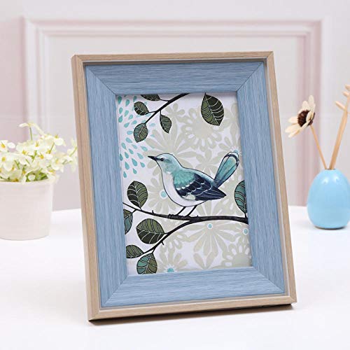 XQSSB Bilderrahmen Fotorahmen Modern der Blauer Desktop 13 × 18cm von XQSSB