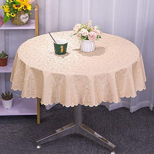 XQSSB Wachstuchtischdecke Wachstuch Verdickung Wachstischdecke Tischdecke Abwaschbar Hellgelb 180cm Runder Durchmesser XQSSB Wachstuchtischdecke Wachstuch Verdickung Wachstischdecke Tischdecke Abwaschbar Hellgelb 180cm Runder Durchmesser von XQSSB