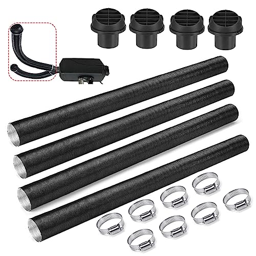 4 x 42 mm Heizungskanalrohr + Entlüftungsauslass für Luft-Diesel-Heizung, 4 Löcher, Auto, Warmluftauslass-Entlüftungsschlauch für Auto-Luft-Diesel-Heizung 4 x 42 mm Heizungskanalrohr + Entlüftungsauslass für Luft-Diesel-Heizung, 4 Löcher, Auto, Warmluftauslass-Entlüftungsschlauch für Auto-Luft-Diesel-Heizung von XQZMD