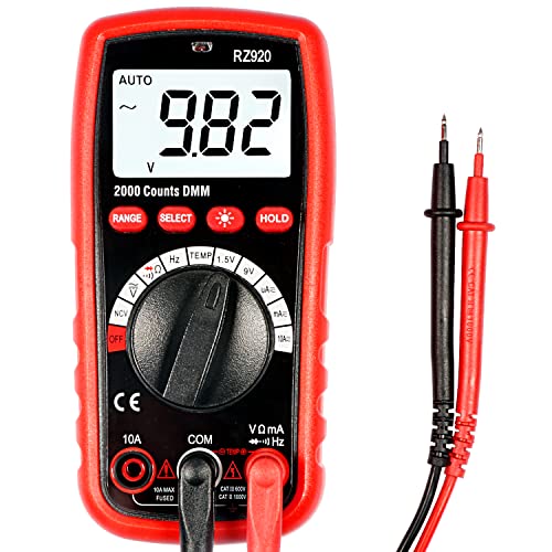 Digitalmultimeter, XRCLIF-Spannungsprüfer, 6 Grundmessungen – Spannung, Strom, Widerstand, Frequenz, Diode, Durchgang – Extra 3: NCV, Temperatur und Summer, elektrischer Voltmeter-Tester Digitalmultimeter, XRCLIF-Spannungsprüfer, 6 Grundmessungen – Spannung, Strom, Widerstand, Frequenz, Diode, Durchgang – Extra 3: NCV, Temperatur und Summer, elektrischer Voltmeter-Tester von XRCLIF