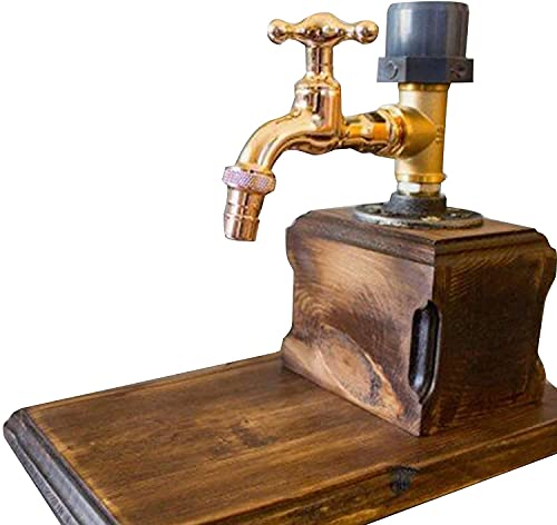 Bierspender, Spirituose, Alkohol, Whiskey, Holzspender, Wasserhahn-Form für Party, Abendessen, Bars und Getränkestationen, Getränke- und Getränkespender mit Zapfhahn, Barpumpen, Bierhähne für von XRDSHY