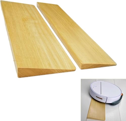 XRDSHY Türschwellenrampe Aus Holz,türschwellenrampen Tragbare,leichte Und Einfach Zu Transportierende Rampe Türschwelle,für Bürgersteig,Nutzbar Als Rollstuhlrampe,Schwellenrampe,70 * 18 * 3.5cm von XRDSHY