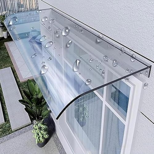XRDSHY Vordach für Haustür, Glas, Polycarbonat- Überdachung Haustür, Pultvordach Transparent 3,5mm Dick, für Draußen Haus Balkon Garage Fenster, 50x120cm/19.69''x47.24'' XRDSHY Vordach für Haustür, Glas, Polycarbonat- Überdachung Haustür, Pultvordach Transparent 3,5mm Dick, für Draußen Haus Balkon Garage Fenster, 50x120cm/19.69''x47.24'' von XRDSHY