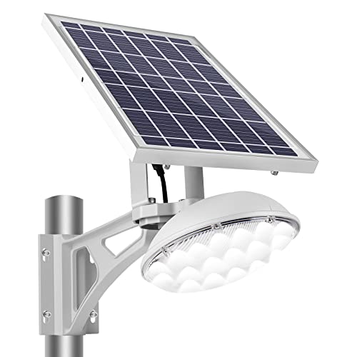 XRDZYXGS Solar Straßenlaterne, Straßenlampe mit Bewegungsmelder und Fernbedienung 1000 Lumen Solarleuchten für Außen IP65 Wasserdichte für Straßen, Einfahrten, Garten, Parkplätze von XRDZYXGS