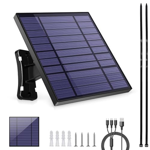 XRDZYXGS Solarpanel, 5W 5V Solarzelle Solar Ladegerät, Solar Powerbank mit 3 Verschiedenen USB-Anschlüssen 1,2 M Kabel, Monokristallines Solarmodul für Camping und Familiengebrauch XRDZYXGS Solarpanel, 5W 5V Solarzelle Solar Ladegerät, Solar Powerbank mit 3 Verschiedenen USB-Anschlüssen 1,2 M Kabel, Monokristallines Solarmodul für Camping und Familiengebrauch von XRDZYXGS