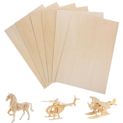 30 Stück A4 Sperrholzplatte 2mm, 30 x 21cm Spannplatte Balsaholz Sperrholz Holzplatten zum Basteln für Modellbau Laserprojekte Kunst Handwerk Gemälde von XREE