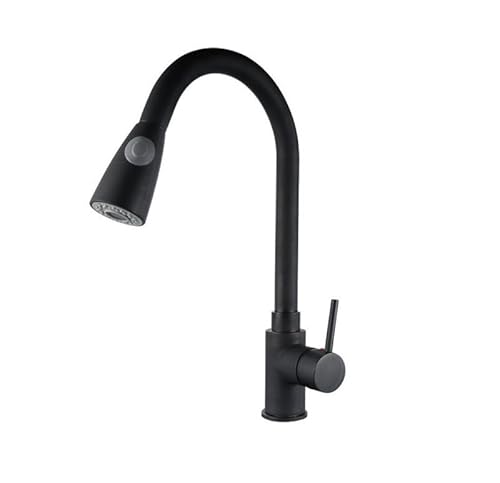 KÜCHE Schwarz Retro Küche Waschbecken Wasserhahn Heißen Und Kalten Wasserhahn Pull-out XF-Store KÜCHE Schwarz Retro Küche Waschbecken Wasserhahn Heißen Und Kalten Wasserhahn Pull-out XF-Store von XREYUIM