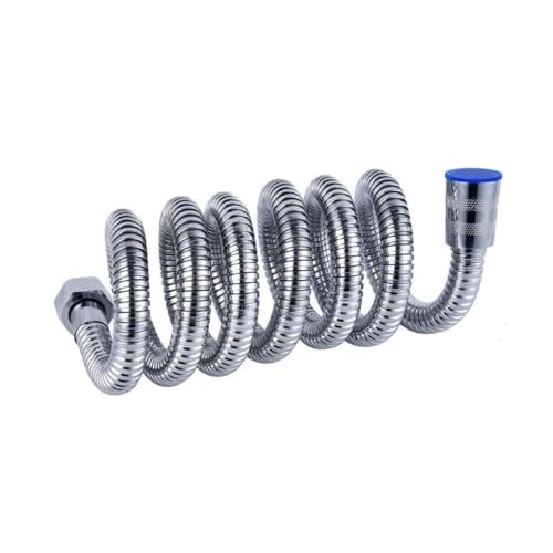 Spezielles Badschlauchzubehör 1,5 m / 2 m Handbrauseschläuche Flexibles Rohr Edelstahl und Kupferkern-200 cm XF-Store(200CM) von XREYUIM