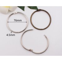 76mm Innere Lose Blatt Ringe Split Ring Karten Journal Album Buchringe Buchbinden 2-4-10 Stk von XRGHardwaresupply