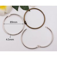 89mm Innere Lose Blatt Ringe Split Ring Karten Journal Album Buchringe Buchbinden 2-4-10 Stk von XRGHardwaresupply