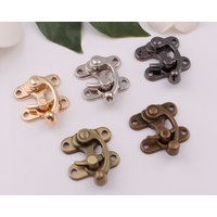Metall Holzkiste Gepäckschloss, Haken Box Schloss, Schmuckschatulle Riegel, Geschenkboxen Verschönerung Boxen Machen Hardware 1-2-5 Set von XRGHardwaresupply