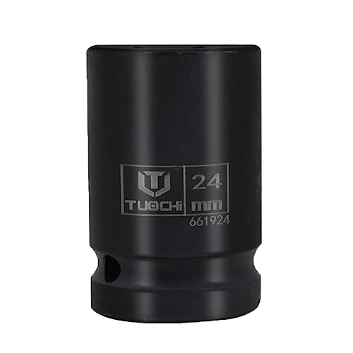 3/4 Zoll Kraft-Steckschlüssel-Einsatz/Vielzahn Schlagschrauber-Nüsse/Steck-Nuss/Kraft-Nuss 12-Kant Nüsse (24mm) von XRMXF