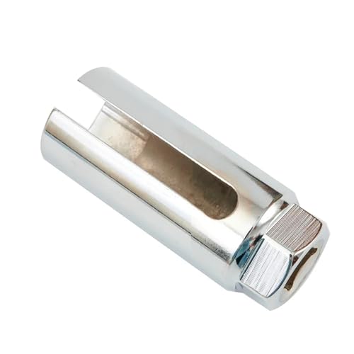 XRMXF Sauerstoffsensor-Stecknuss (SW 22 mm) 3/8"-Antrieb lang Lambdasonden-Einsatz Lambdasonden Stecknuss, Schlitz 8 mm von XRMXF