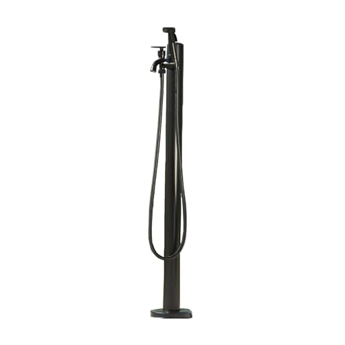 Schwarz Wassersäule Garten Wasserzapfsäule Edelstahl Frostsicherer Außenwasserhahn Wasserzapfstelle Auslaufhahn Wasserentnahmestelle(Color:Round column with spray gun,Size:95cm) von XRRJFYH