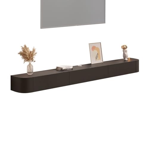 XRRJFYH Lowboard Hängend TV Schrank Holz TV Board Fernsehschrank TV Bank TV Cabinet Wohnzimmer Fernsehtisch TV Tisch (Color : Negro, Size : 160cm/63in) von XRRJFYH