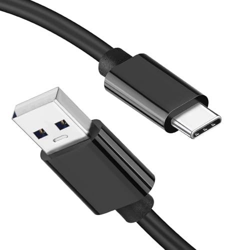 USB C Nacken ventilator Ladekabel für JISULIFE-Hand Mini Ventilator, CIVPOWER Nackenventilator Type-C Tragbarer ventilator Ladekabel, HomeLifairy, FrSara flügellos,SWEETFULL Handventilator Ersatz 1.5M von XRX