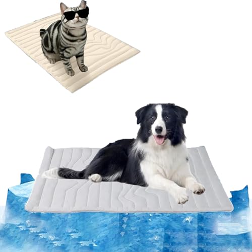 XRXRX Hund Kühlmatte, Haltbare Haustier Cool Matte, Waschbar Selbstkühle EIS Seide Pad, Kühlschrank Haustier Cool Bett Hundematte Für Indoor Outdoors Auto Sommer Gebrauch XRXRX Hund Kühlmatte, Haltbare Haustier Cool Matte, Waschbar Selbstkühle EIS Seide Pad, Kühlschrank Haustier Cool Bett Hundematte Für Indoor Outdoors Auto Sommer Gebrauch von XRXRX