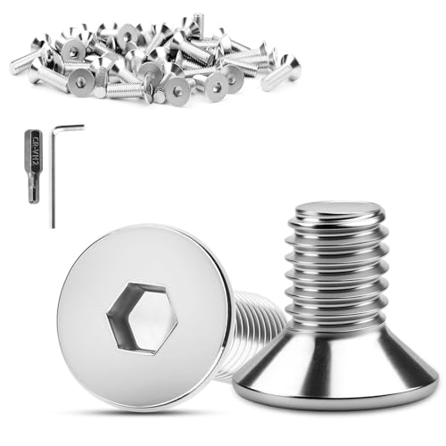 XRXYMQ 110 Stück Senkkopfschrauben M3 x 10 mm Senkkopfschrauben Edelstahl 304 Edelstahl Schrauben Senkkopf Innensechskant Schrauben mit Innensechskant Schlüsseln Elektrischer Schraubendreherkopf XRXYMQ 110 Stück Senkkopfschrauben M3 x 10 mm Senkkopfschrauben Edelstahl 304 Edelstahl Schrauben Senkkopf Innensechskant Schrauben mit Innensechskant Schlüsseln Elektrischer Schraubendreherkopf von XRXYMQ
